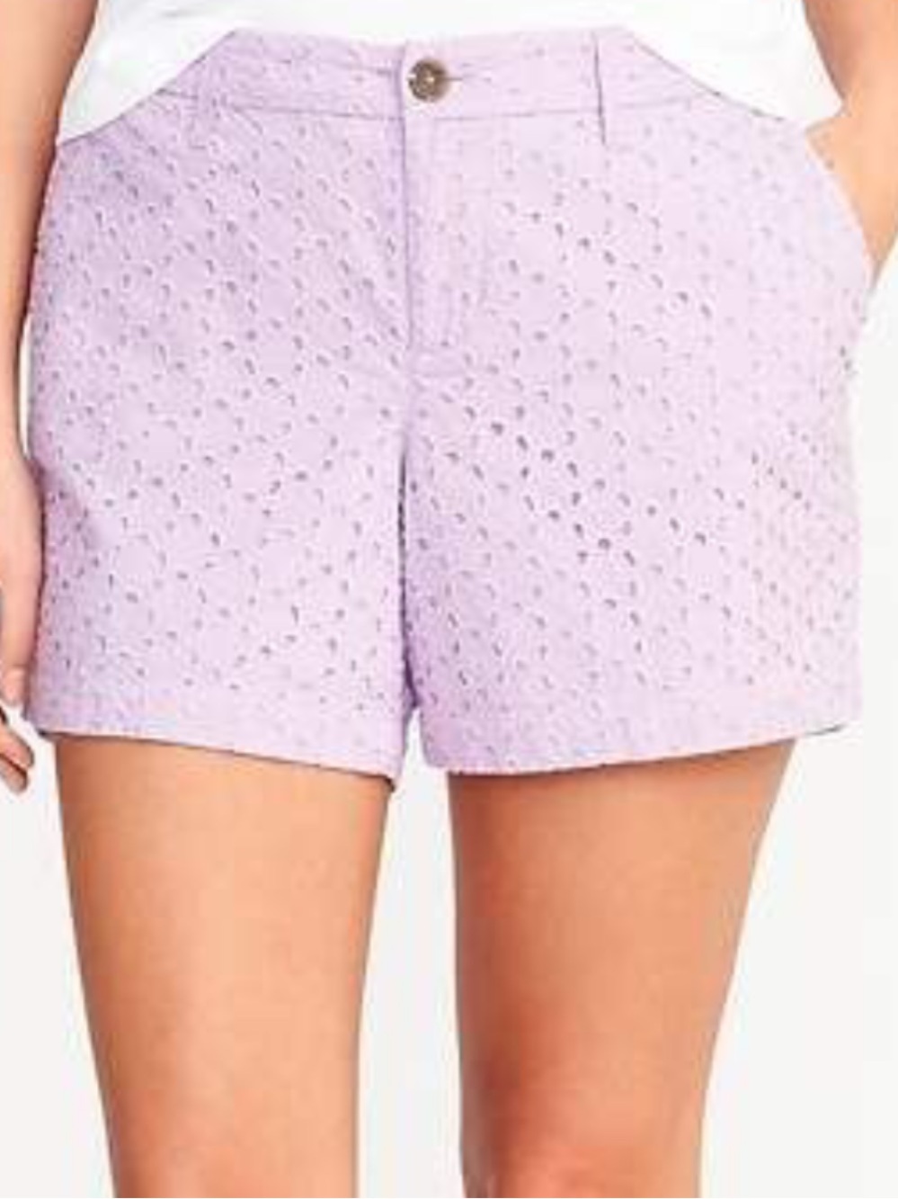 Mid rise shorts 8 Lavender oldnavy